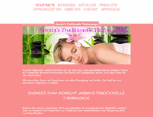 Tablet Screenshot of jasmin-thaimassage-online.de